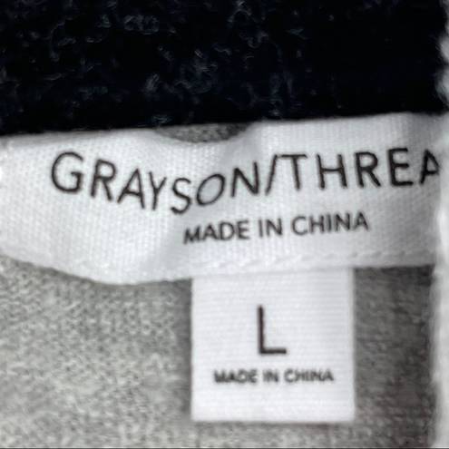 Grayson Threads  KINDNESS GRAY GRAPHIC HOODIE LARGE