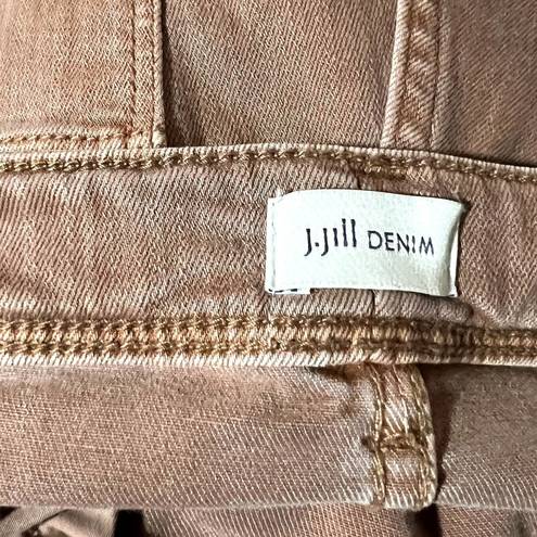 J.Jill  Women's Size 12 Boyfriend High Rise Cropped Jeans in Dusty Rose Brown