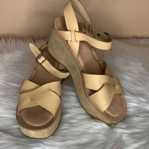 Kork-Ease  Ava Classic Natural Vachetta Leather Tan Sandal Size 10