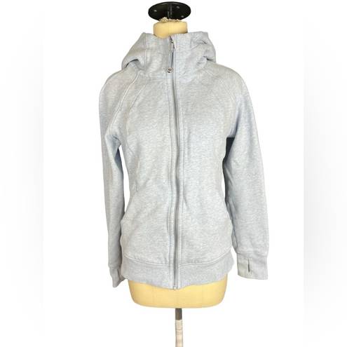 Lululemon  Heathered Blue scuba full zip size 8