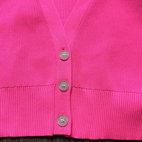 Helmut Lang  Hot Pink Cardigan