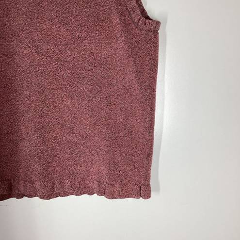 Club Monaco  italian yarn cropped knit Top Pinkish brown