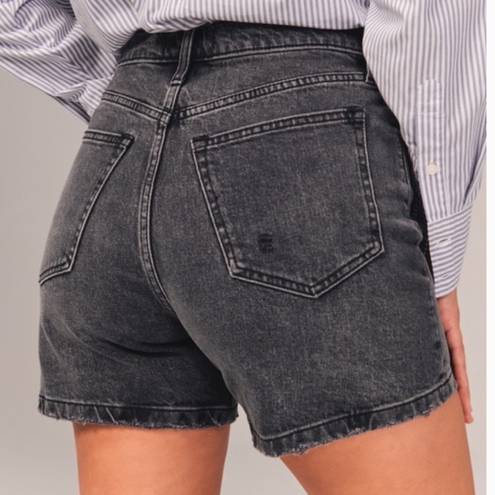 Abercrombie & Fitch Abercrombie black denim shorts