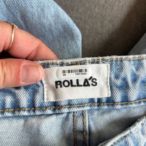 Rolla's  Original High Rise Straight Distressed Jeans - 26