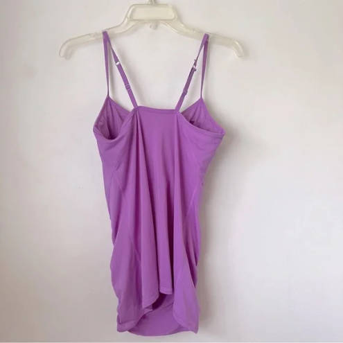 Zella  Purple Built in Bra Athletic Tank Top M