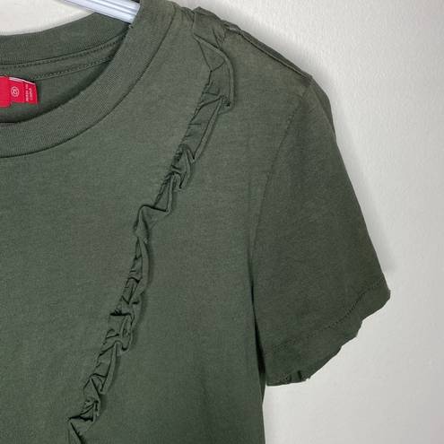 n:philanthropy  Sol distressed t-shirt with ruffle border size XS