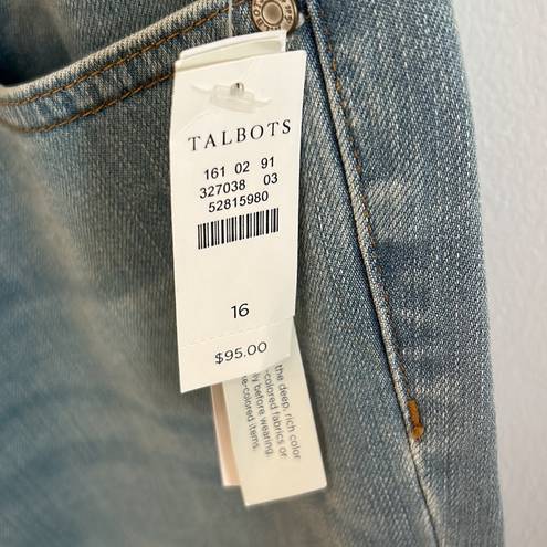 Talbots  Flawless Slim Ankle Jeans Monterey Wash