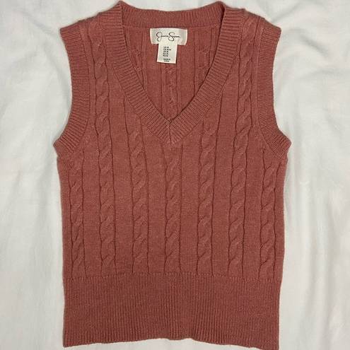 Jessica Simpson Pink Sweater Vest