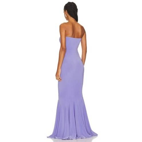 Norma Kamali NWT  Strapless Fishtail Gown in Lilac