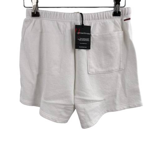 n:philanthropy  White Drawstring Waist Shorts XS New