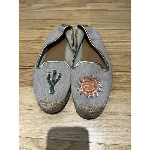 Krass&co G.H. Bass &  Women’s Sz 9 Sun Cactus Espadrilles Flats Jenna Critter EUC Shoes