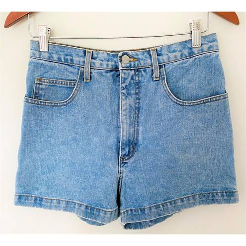 Guess Vintage  High Waisted Denim Cotton Frayed Shorts Sz 30