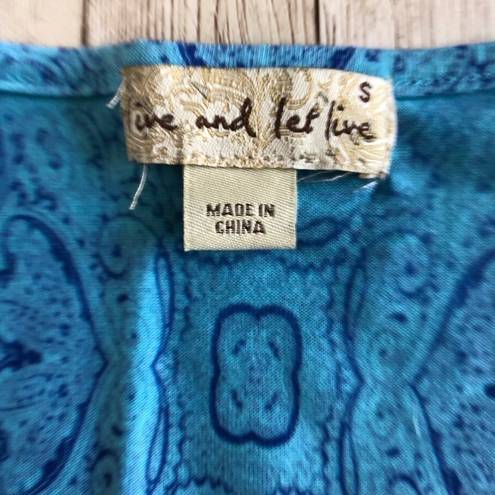 Live and let live Butterfly blouse -  Size Small