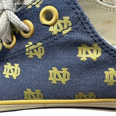 The Row  One Notre Dame Blue Gold Sneakers Unisex Men's 6 Women's 7.5