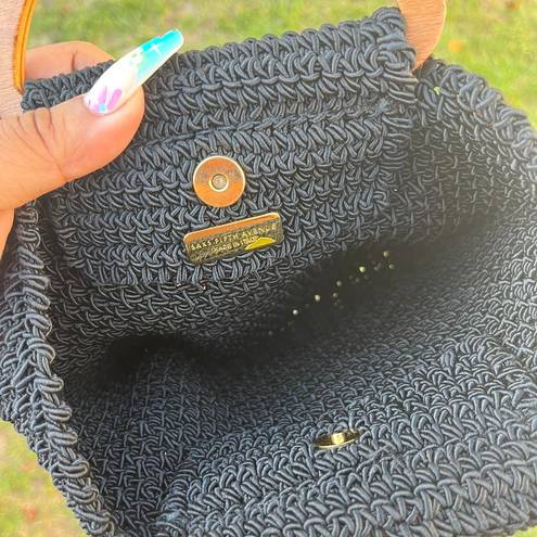 The Sak  Black Woven Bag