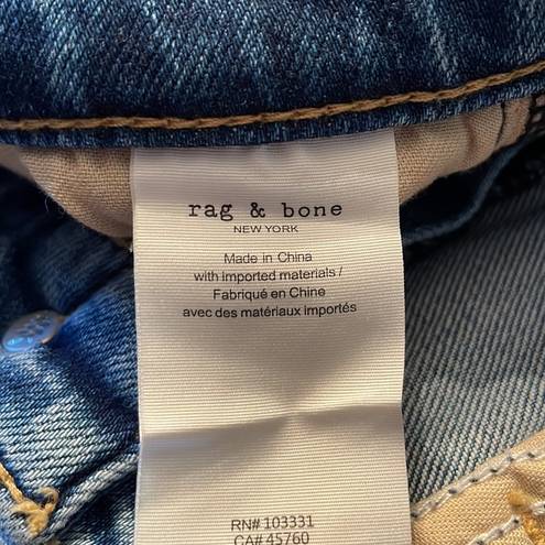 Rag and Bone  “Dre” low rise boyfriend jean