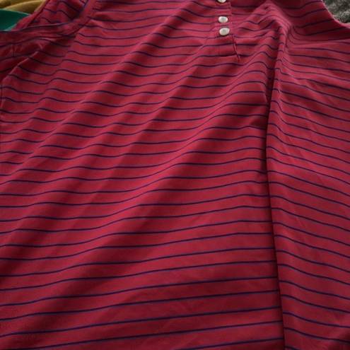 Nike 𝅺 Golf Striped Polo Shirt Size Large