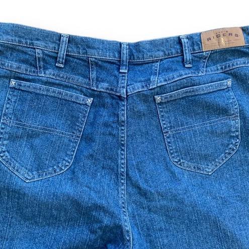 Riders By Lee Vintage  Jeans High Waisted Mom Style Medium Wash Denim Plus Size