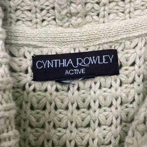 Cynthia Rowley  Light Green Knit Hoodie