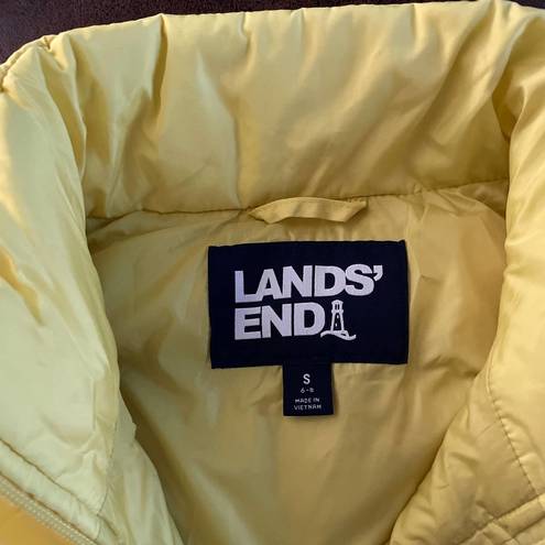 Lands'End Lands’ End Women’s Bright Yellow Puffer Vest / Size Small