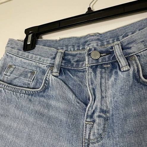 All Saints high waist medium was cotton denim shorts size US 27