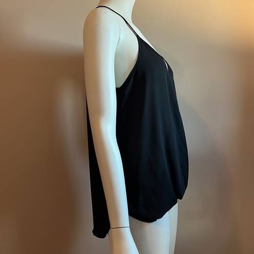 Lily White  Black Camisole Top Size Small