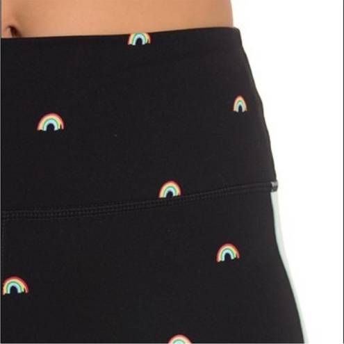 Spiritual Gangster  High Waisted Rainbows Leggings Size Small