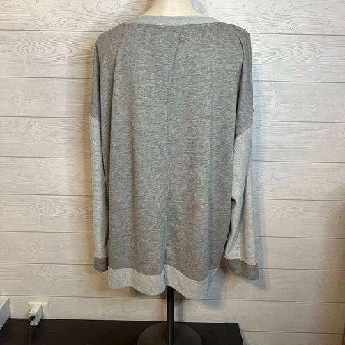 Edge Meri Skye gray raw  sweatshirt Size  2X