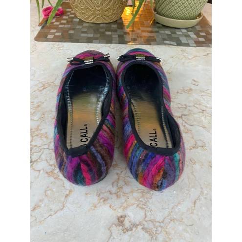 Solid & Striped No Call multi color striped size 8.5 womens flats