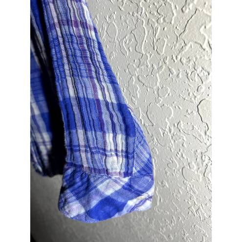 Rails  Blue Flannel Size Medium
