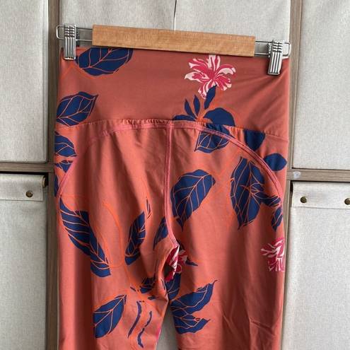 Maaji  dusty rose floral leggings