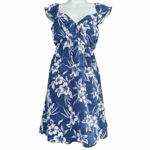 American Eagle New w/ $54 Tags  Blue Flower Sundress Dress Women’s size XL