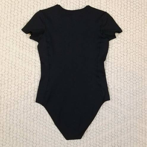 James Perse  Y/OSEMITE Scuba Bodysuit Black Sz 3