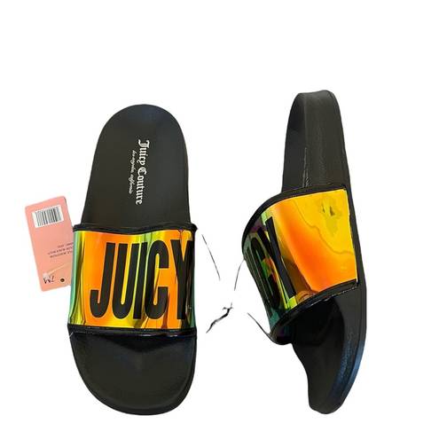 Juicy Couture NWT  Iridescence Jigg  Slip On Slide SZ-7