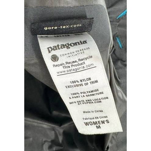 Patagonia  Womens Bright Blue Super Cell GORETEX Shell Rain‎ Jacket Medium