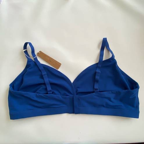 SKIMS NWT  Fits Everybody Crossover Bralette Sapphire Size 2X