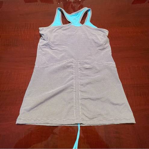 Kyodan  sport tank top activewear training yoga top camisole striped Sz M