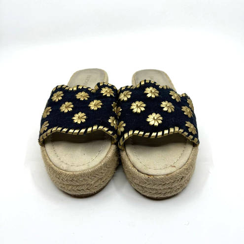 Jack Rogers Palmer Espadrille Slide Sandal Women's 7.5 US