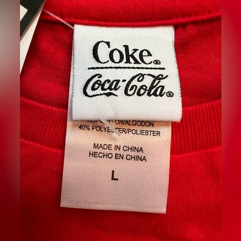 Coca-Cola  womens graphic tee. Coke brand by Freeze New York. Size: L