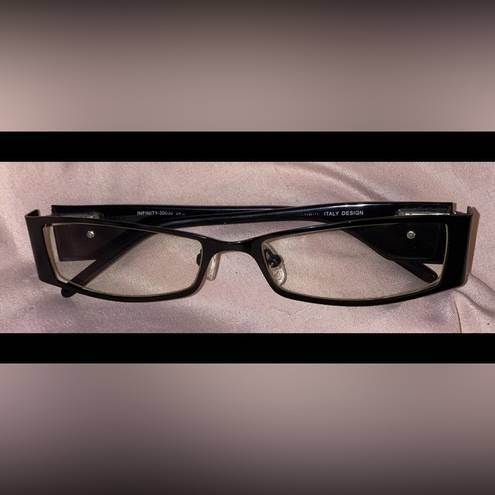 infinity  Eyewear 30030 Black Frame Eyeglasses Italy Design