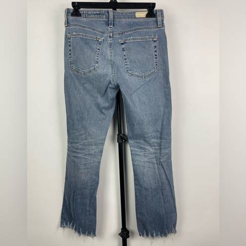 AG Adriano Goldschmied  Blue The Jody Crop High Rise Slim Flare Jeans