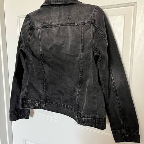 Wishlist Small Black Washed Denim Jacket WORN ONCE