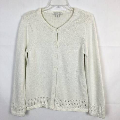 Coldwater Creek  Button Down Knit Cardigan Size Large