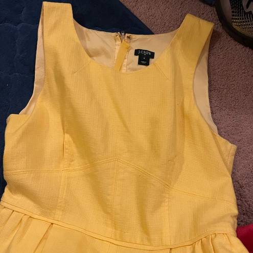 J.Crew  yellow dress 8