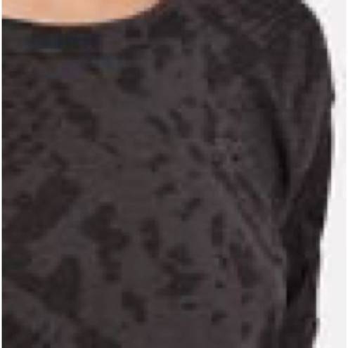 Rag and Bone  Snake Print Long Sleeve Cropped Shirt