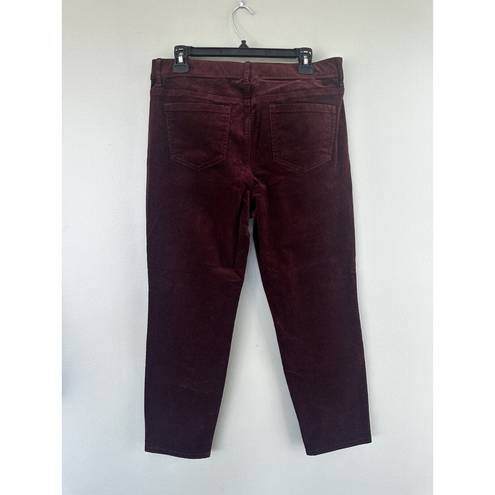 J.Jill  Corduroy Jeans Pants Sz Petite M Straight Leg Brown 5 Pocket New​