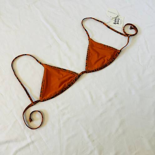 Kulanikinis ★ NWT Kulanis Kinis Bikini Top - Orange/Black ★