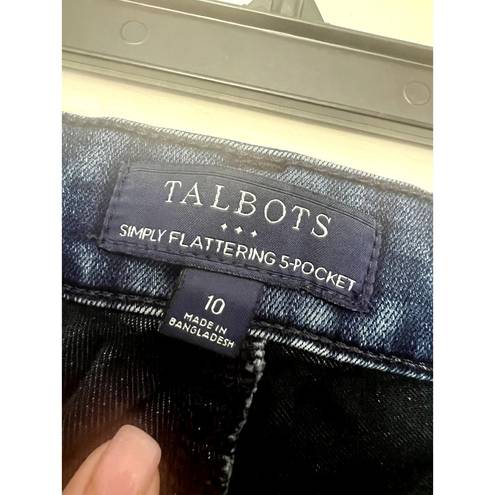 Talbots Women's  Jeans Simply Flattering 5 Pocket Size 10 Jeggings