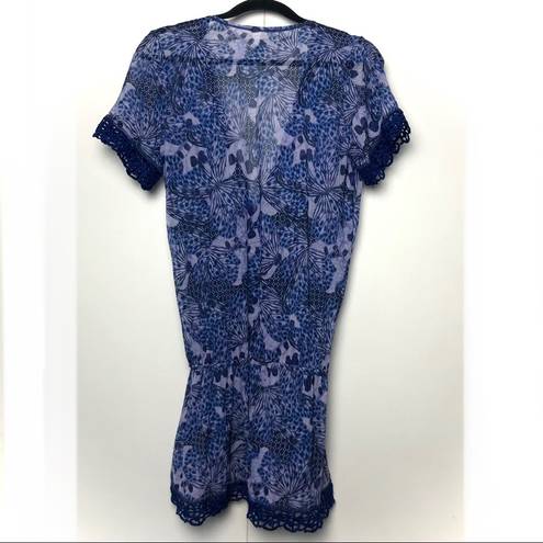 Maaji  Butterfly Semi-sheer Tunic Cover Up.