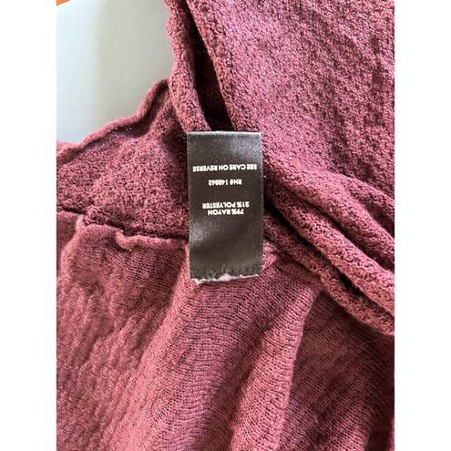 Torrid  womens maroon cardigan size 1 (1X) open front long sleeves